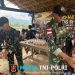 Pererat Kebersamaan, Satgas Yonif 645/GTY Gelar Ibadah Minggu dan Perlombaan Bersama Anak-Anak di Kobakma