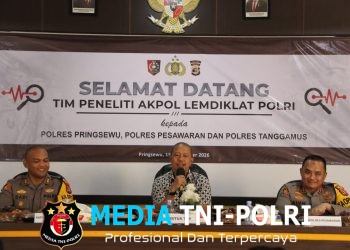Matangkan Kualitas Perwira, Tim Akpol Sambangi Polres Pringsewu Evaluasi Kurikulum Taruna