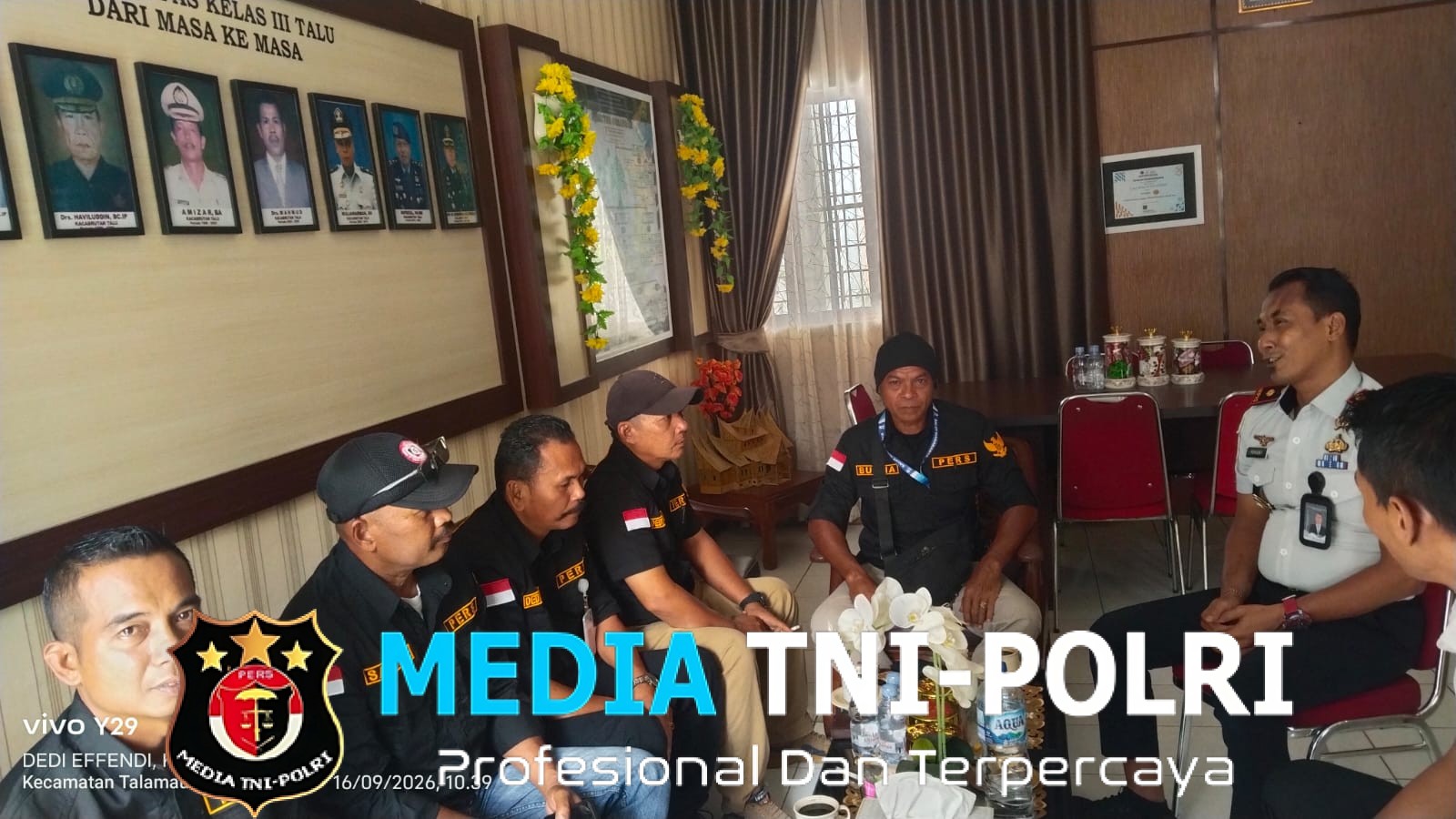 Kunjungan Silahturahmi Media Online Talamau Ke Lapas Kelas lll Talu