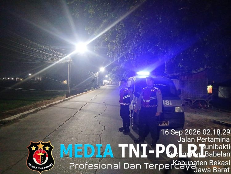 Sinergi TNI-Polri, Polsek Serang Baru Gelar Patroli Preventif Cegah Gangguan Kamtibmas