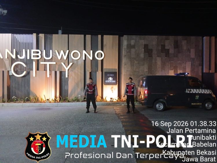 Polsek Babelan Intensifkan Patroli Biru Dini Hari, Cegah 3C dan Kejahatan Lainnya