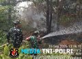 Gerak Cepat TNI, Polri, BPBD dan Manggala Agni Tangani Karhutla di Tanjung Seteko