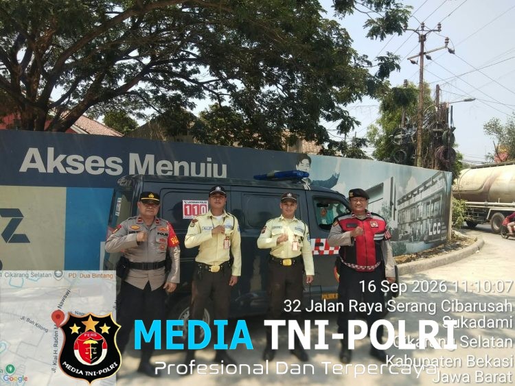 Polsek Serang Baru Gelar Patroli Preventif di Kawasan Industri, Antisipasi Gangguan Kamtibmas