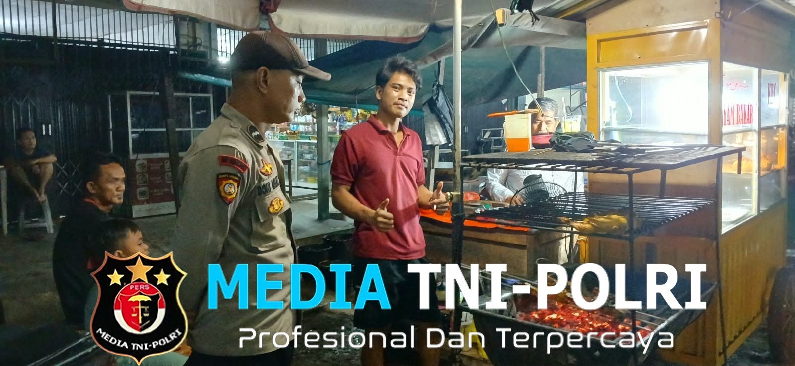Saat Warga Mencari Rezeki di Malam Hari, Polisi Hadir Beri Rasa Aman