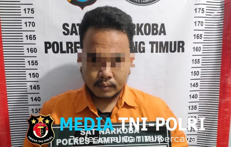Satresnarkoba Polres Lampung Timur Amankan Terduga Pengedar Sabu di Sukadana