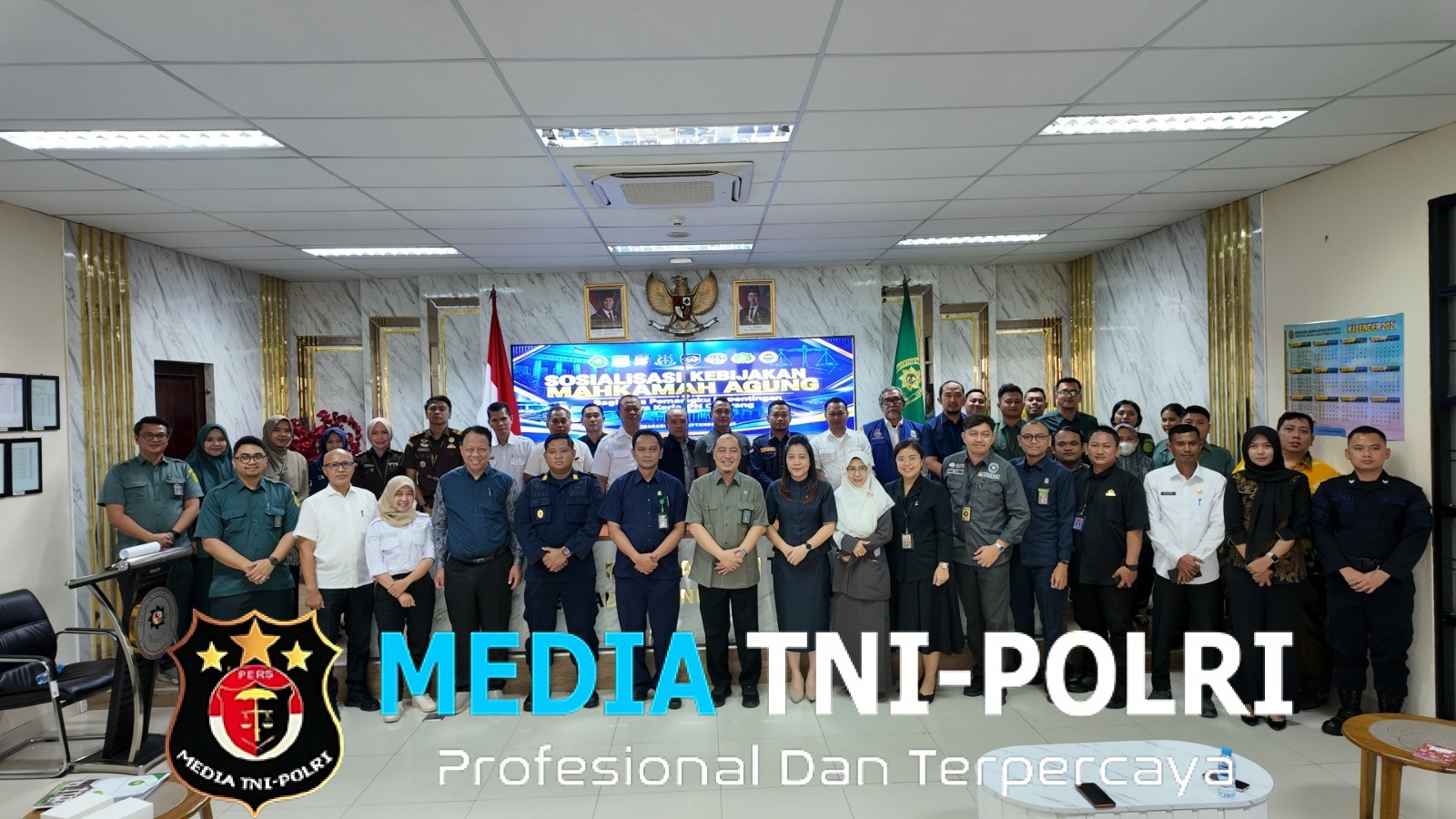 Polres Metro Bekasi Ikuti Sosialisasi Kebijakan Mahkamah Agung di PN Cikarang