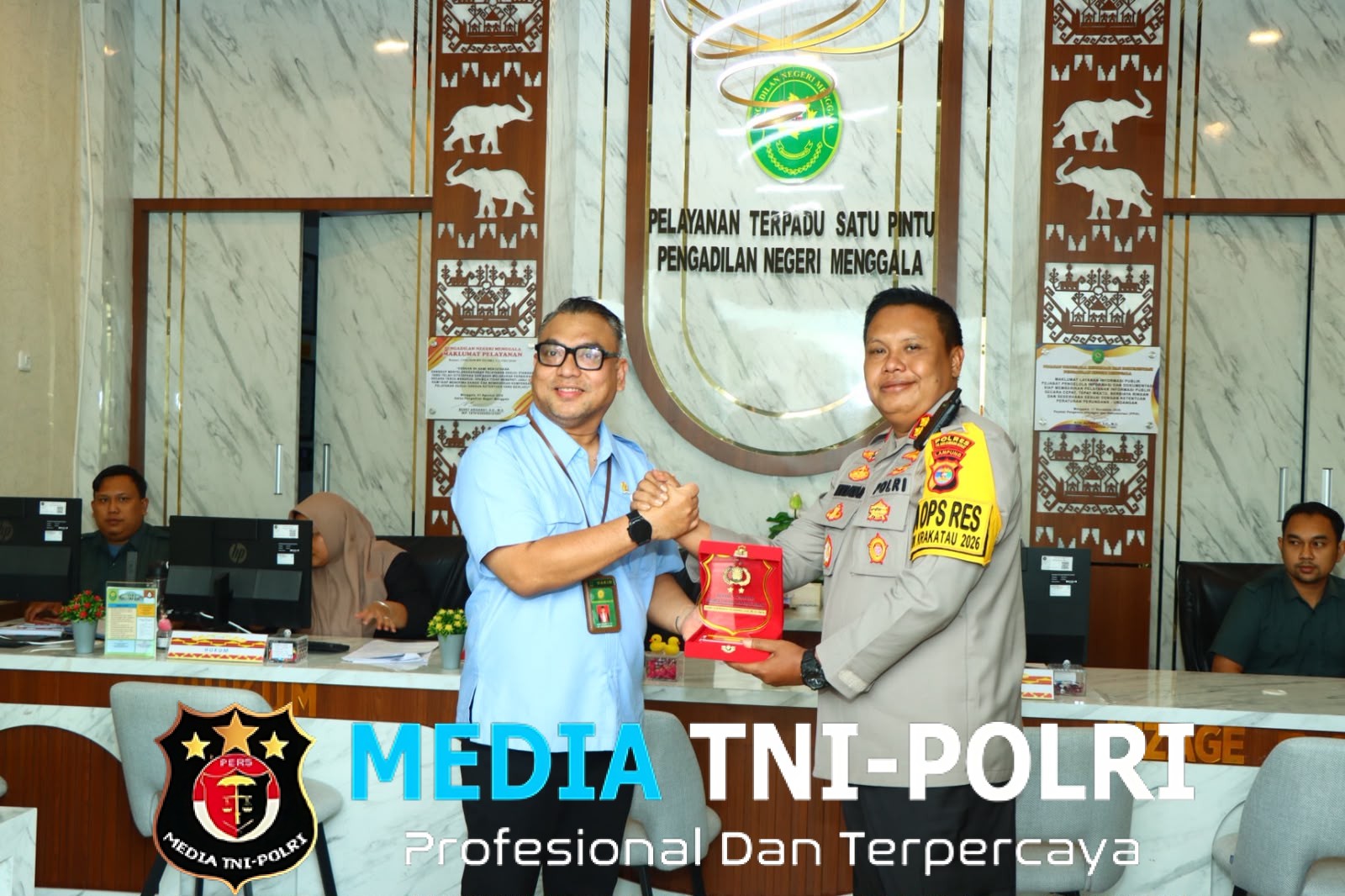 Kunjungan dan Silaturahmi Kapolres ke Kantor Pengadilan Negeri Menggala, Perkuat Komitmen Pelayanan kepada Masyarakat