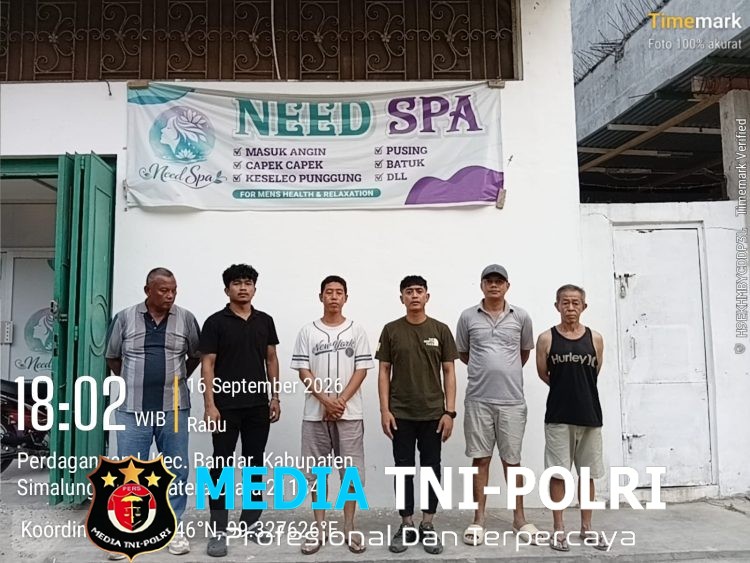 Tindak Lanjuti Pemberitaan Dugaan Judi Tembak Ikan Berkedok SPA, Polsek Bandar Huluan Turun ke Lokasi