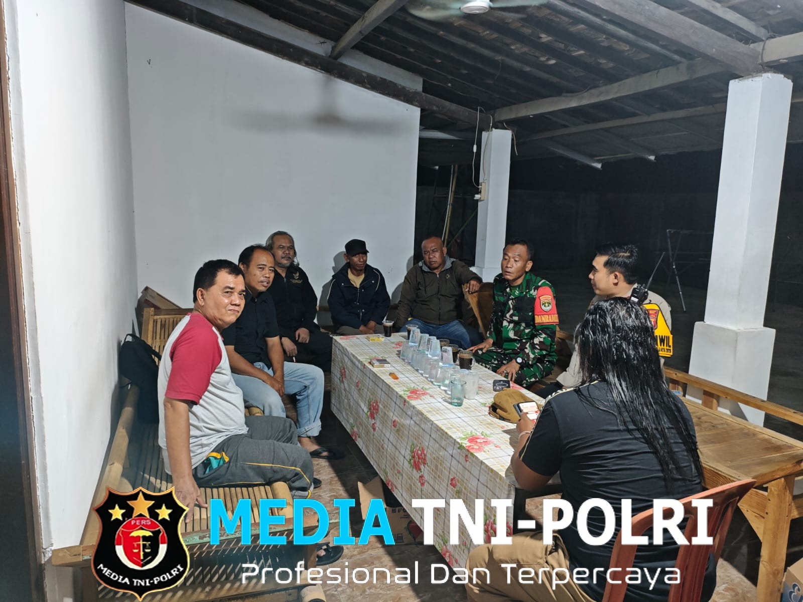 Kapolsek Cibarusah Gelar Cooling System Pasca Penghitungan Suara Pilkades Cibarusah Kota