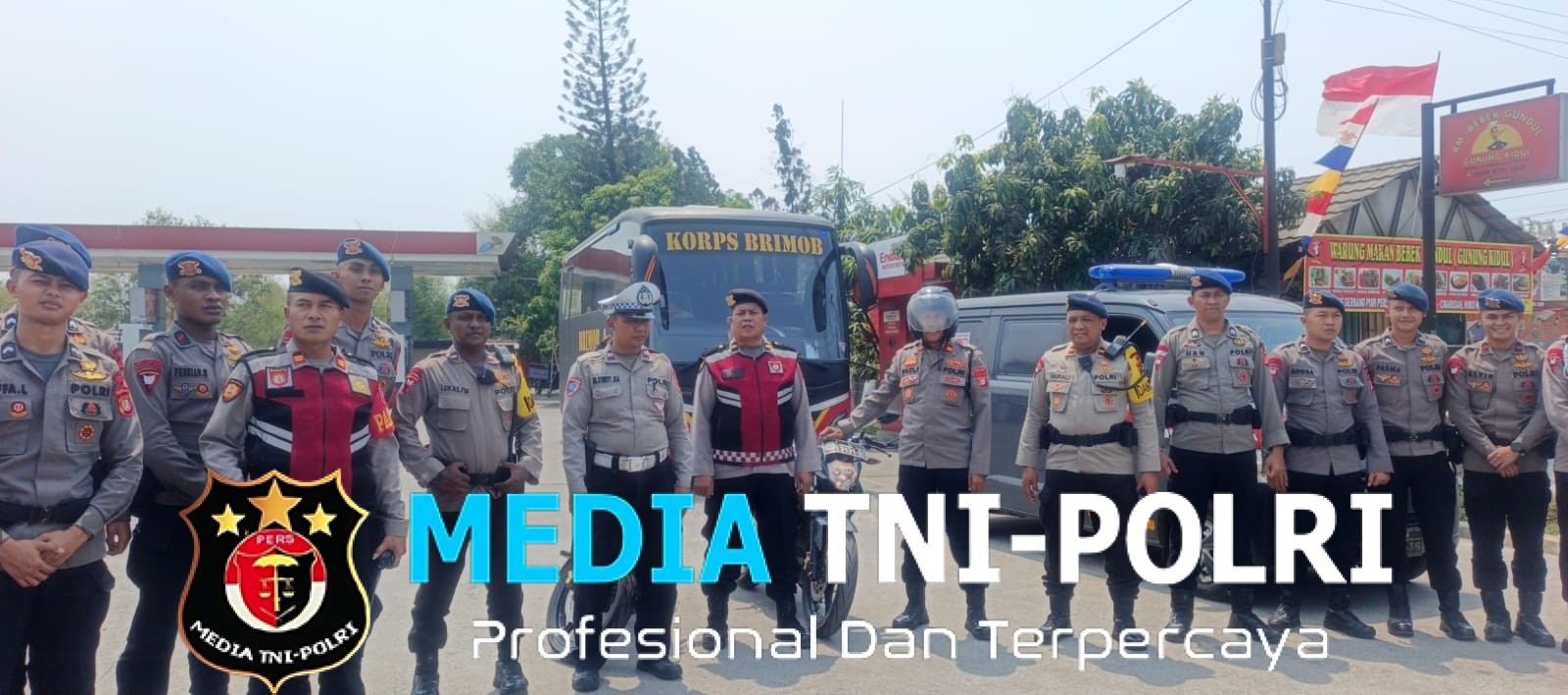 Pasca-Pilkades 2026, Polsek Serang Baru dan Cibarusah Bersama Brimob Gelar Patroli Preventif