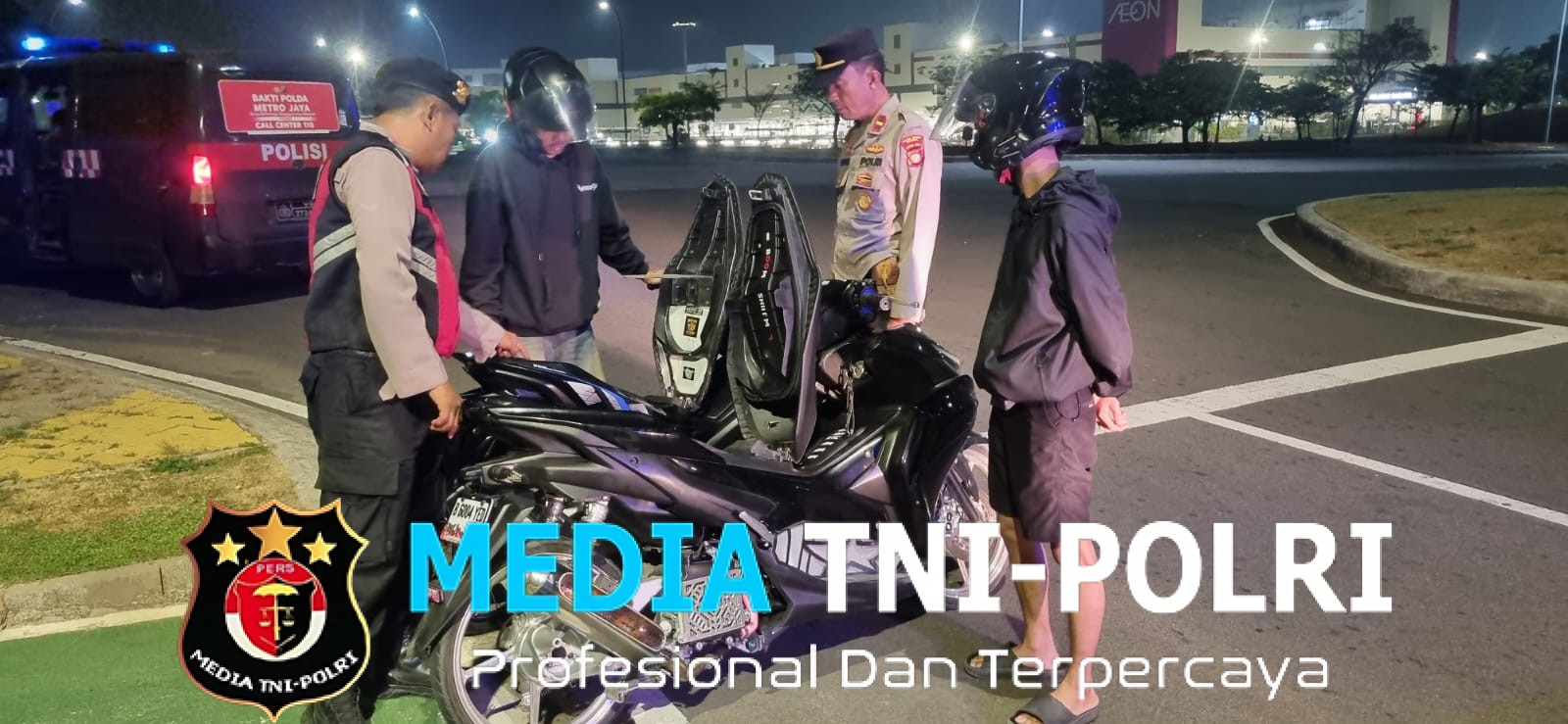 Dini Hari, Polsek Cikarang Pusat Gelar OKJ Antisipasi Kejahatan Jalanan dan Tawuran
