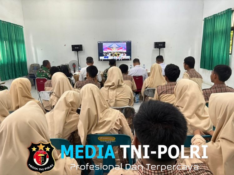 Dandim Aceh Utara Hadiri Grand Launching Ekstrakurikuler KKRI Secara Hybrid