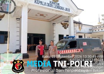 Cooling System Pasca-Pilkades, Polsek Cabangbungin Gelar Patroli Dialogis di Lenggah Jaya