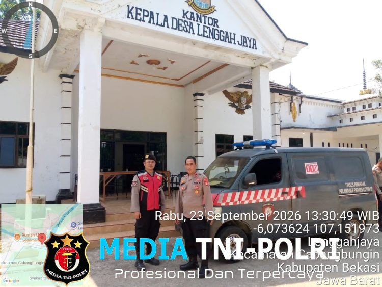 Cooling System Pasca-Pilkades, Polsek Cabangbungin Gelar Patroli Dialogis di Lenggah Jaya