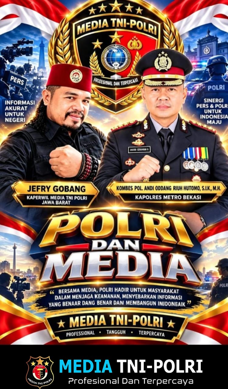 Perkuat Sinergitas Media dan Polri, Jefry Gobang Apresiasi Perhatian Kapolres Metro Bekasi di HUT ke-11 Media TNI POLRI