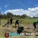 Satgas Pamtas Kewilayahan Yonif 645/GTY Bersama Masyarakat Eragayam Gelar Karya Bakti Bersihkan Lapangan Terbang