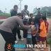 Perkuat Sinergitas Cegah Karhutla Kapolsek Mempawah Hulu Cek Posko dan Bagikan Masker Kepada Masyarakat
