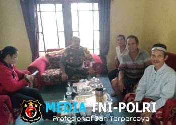 Ketahanan Pangan dan Kejahatan Jadi Sorotan, Kapolsek Sebangki Bersama Camat Sambangi Tokoh Masyarakat