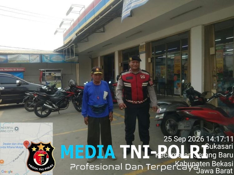 Patroli Preventif, Polsek Serang Baru Imbau Minimarket Perkuat Sistem Keamanan