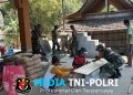 Bahu Membahu Bangun Masjid Al Ikhlas, TNI dan Warga Gesi Hidupkan Lagi Semangat Gotong Royong