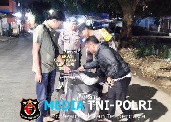 Jaga Jakarta Jaga Bekasi, Polsek Sukatani Gelar OKJ dan Patroli Biru Antisipasi Kejahatan Jalanan