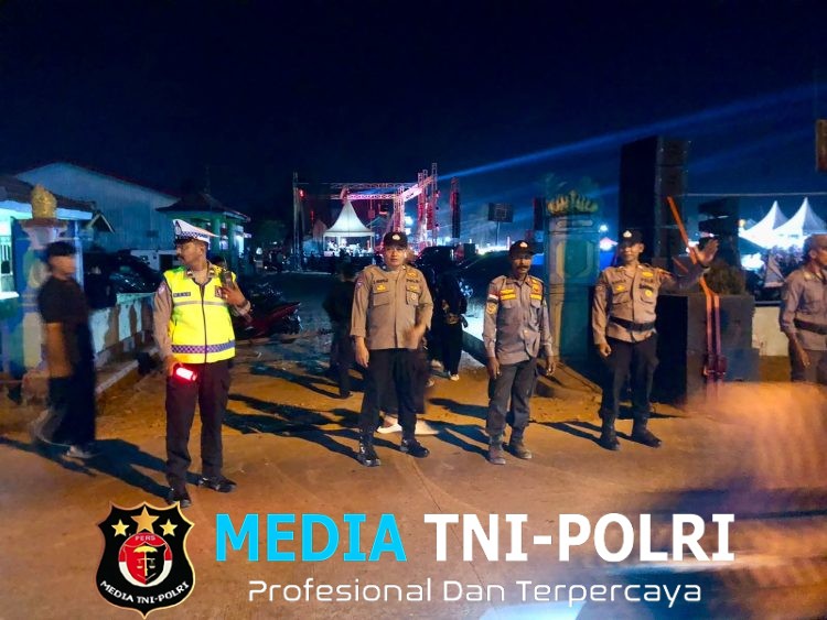 Sinergi Lintas Unsur, Polres Lampung Tengah Amankan Milad Nawarsa Majelis Bahrusy Syafa’at