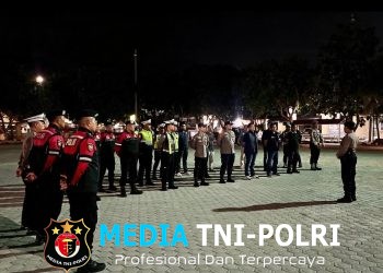 Cegah Kejahatan Jalanan dan Balap Liar, Polres Lampung Tengah Gelar Apel Siaga Dilanjutkan Patroli KRYD