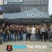 Polres Landak Amankan Riding Komunitas Motor Anniversary 1 Tahun Caffe Nordu
