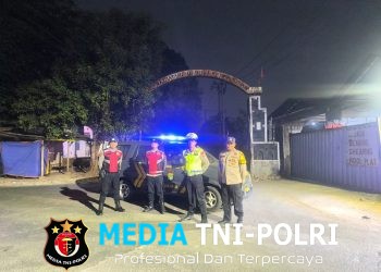 Polsek Setu Gelar Patroli Biru KRYD, Sasar Titik Rawan Gangguan Kamtibmas
