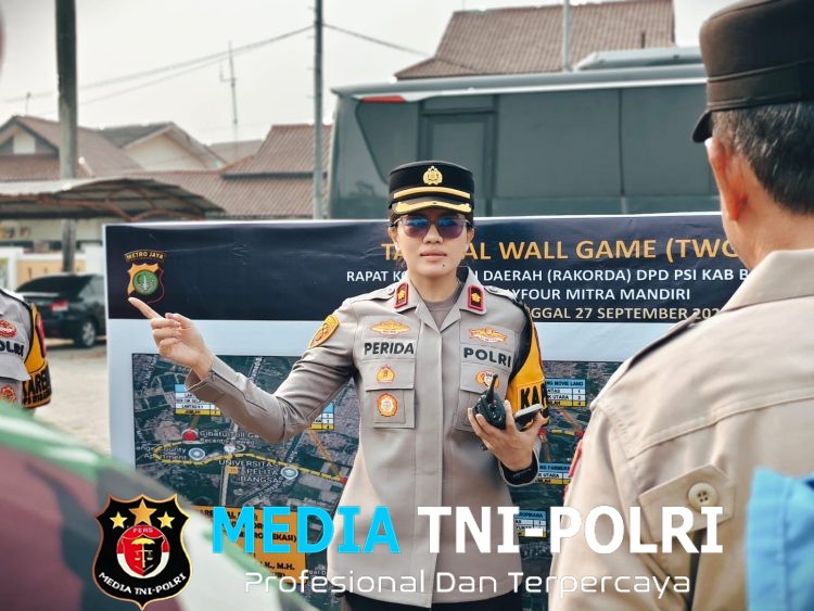 Polres Metro Bekasi Gelar Apel dan TWG Persiapan Pengamanan Rakorda DPD PSI Kabupaten Bekasi