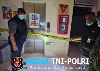 Polsek Cikarang Barat Cek TKP Kebakaran Panel Listrik di Ruang ICU RSUD Kabupaten Bekasi