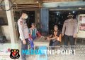 Tingkatkan Kewaspadaan, Pesan Samapta Polsek Menyuke Kepada Warga Saat Patroli Siang