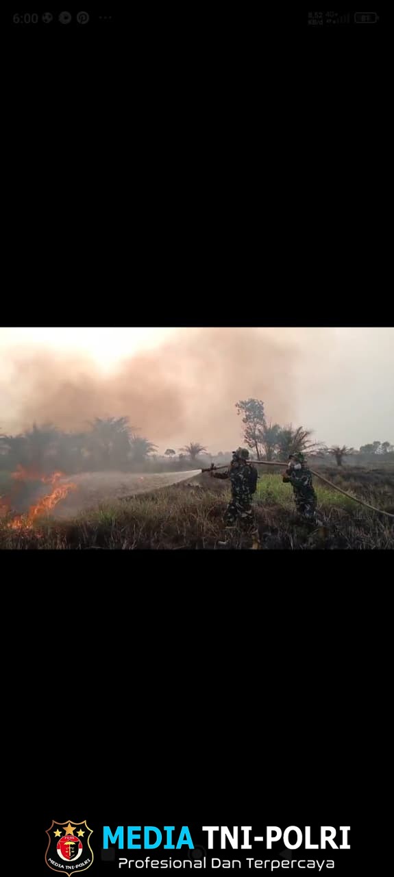 Tim Gabungan Padamkan Karhutla di Palem Raya, 2 Hektare Lahan Berhasil Dipadamkan