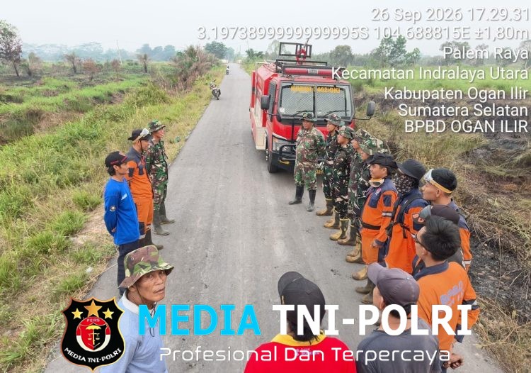 Tim Gabungan Padamkan Karhutla di Palem Raya, 2 Hektare Lahan Berhasil Dipadamkan