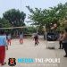 Polsek Muaragembong Dampingi Pelajar SMAN 1 melalui Kegiatan Voli