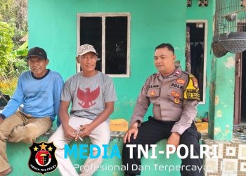 Bhabinkamtibmas Desa Bojongsari Sambangi Warga, Ajak Aktif Jaga Kamtibmas