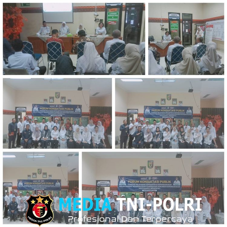 Disdukcapil Kabupaten Pringsewu, Menggelar Forum Konsultasi Publik