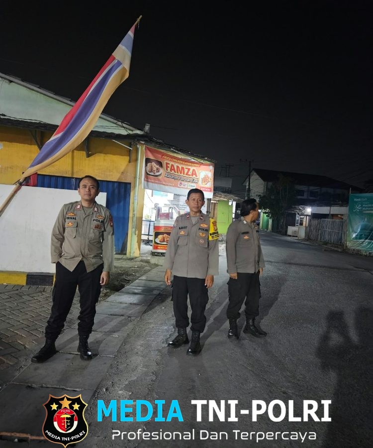 Polsek Tambun Selatan Gelar Patroli KRYD, Antisipasi 3C dan Gangguan Kamtibmas