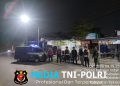 Polsek Babelan Gelar Patroli Biru Bersama TNI, Antisipasi 3C dan Kejahatan Lainnya