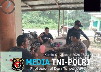 Patroli Humanis, Polsek Air Besar Ajak Masyarakat Tingkatkan Kewaspadaan terhadap Kejahatan