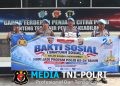 Sambut Hari Jadi Propam Polri ke-24, Si Propam Polres Lampung Tengah Gelar Aksi Sosial