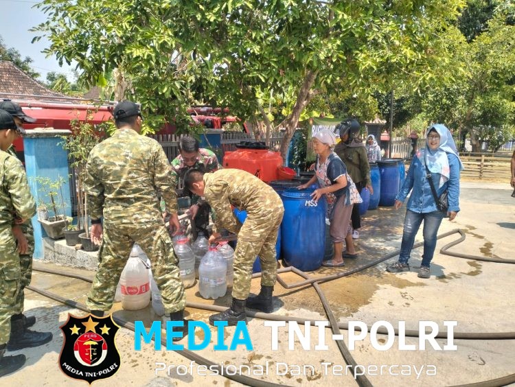 Saat Air Bersih Jadi Barang Berharga, Dua Koramil Kodim 0728/Wonogiri Turun Langsung Bantu Warga