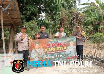 Cegah Kebakaran Hutan dan lahan Polsek Tumijajar Rutin Melaksanakan Sosialisasi Untuk Meningkatkan Kesadaran Masyarakat