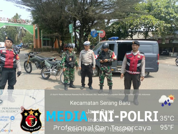 TNI-Polri Gelar Patroli Preventif di Serang Baru, Antisipasi 3C dan Gangguan Kamtibmas