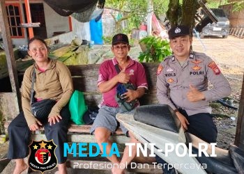 Patroli Siang Polsek Menjalin Sasar Pasar, Jaga Kamtibmas Tetap Kondusif