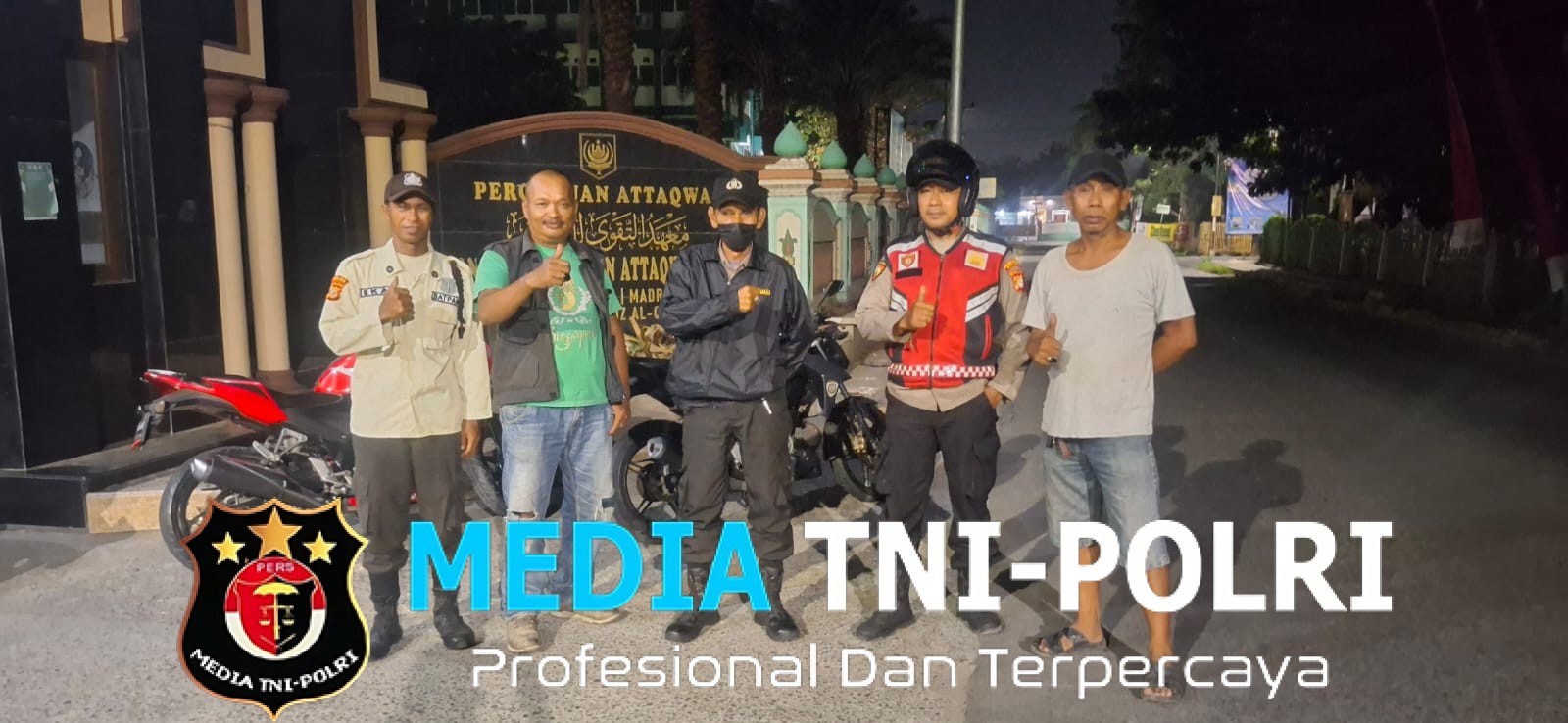 Polsubsektor PUP Gelar Patroli Subuh, Gandeng Pokdarkamtibmas Cegah Kejahatan Jalanan di Babelan