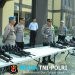 Polres Tulang Bawang Barat Gelar Pemeriksaan Berkala Senjata Api Dinas Personel