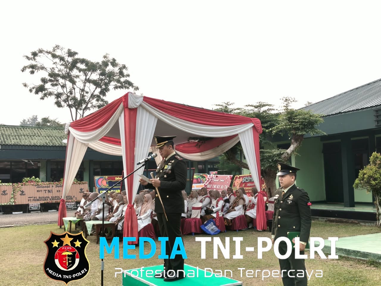 Dandim 0420/Sarko Pimpin Upacara HUT ke-81 TNI, Momentum Perkuat Pengabdian Bersama Rakyat