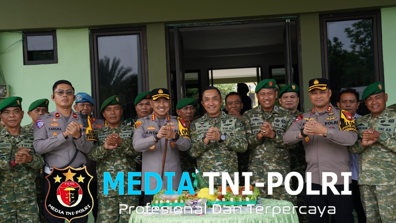 Kapolres Metro Bekasi Kunjungi Kodim 0509, Sampaikan Ucapan HUT TNI ke-81