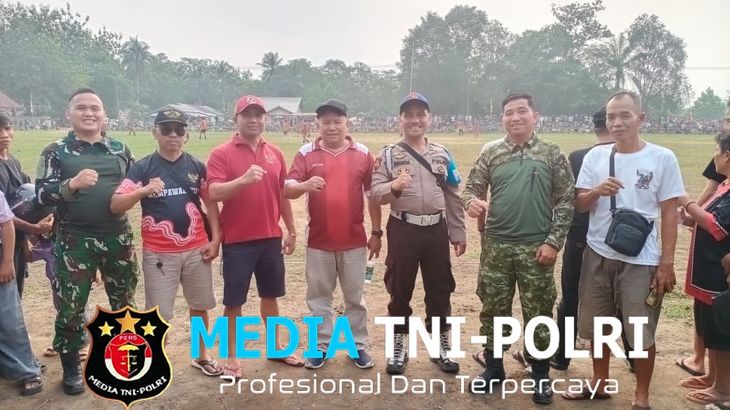 Polsek Mempawah Hulu Amankan Partai Final Turnamen Sepak Bola Ankar Bahana Karimawatn Cup 2026
